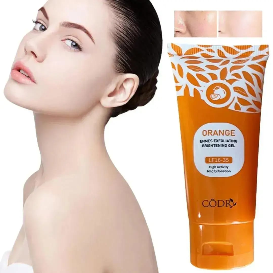 Pack of 2 Orange Exfoliating Gel for Face & Body